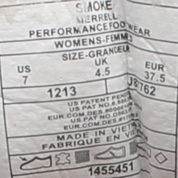 Merrell Moab 2 Vent Hiking Shoe Smoke Gray/ Blue Size Women's 7 EUR 37.5 - Picture 9 of 15